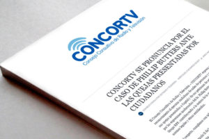 CONCORTV se pronuncia por el caso de Phillip Butters ante las quejas presentadas por ciudadanos