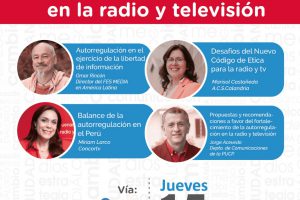 Conversatorio: “Autorregulación en la radio y televisión”