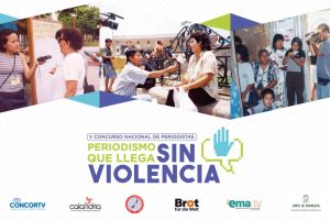 V Concurso “Periodismo que llega sin violencia” promueve ejercicio responsable de periodistas frente a la violencia de género