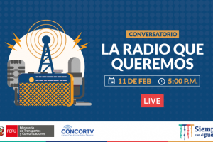 Concortv anuncia conversatorio “La radio que queremos”
