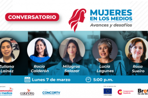 Organizan conversatorio sobre el rol de las mujeres en los medios