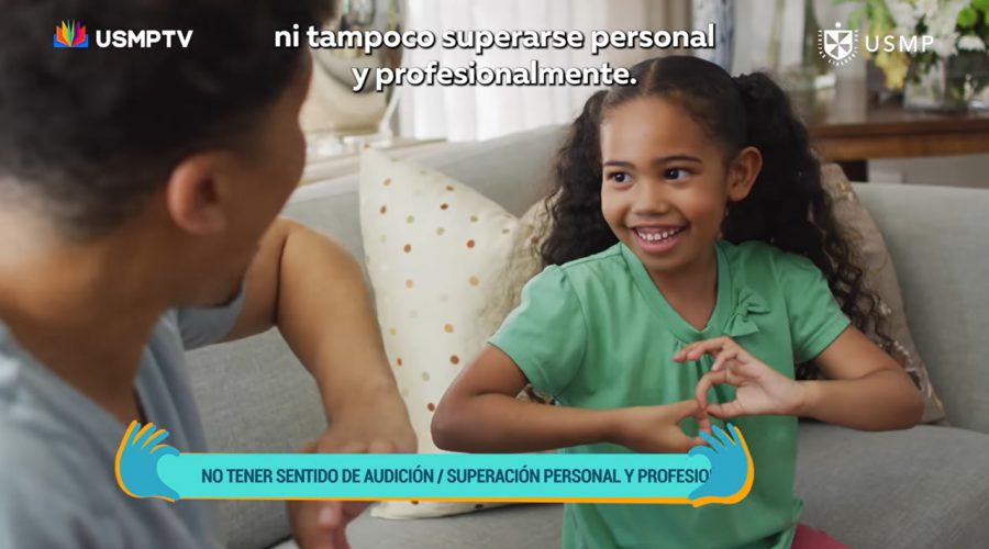 Canal educativo USMPTV lanza programa en lengua de señas