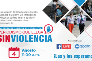 Anuncian VI Concurso “Periodismo que llega sin violencia”