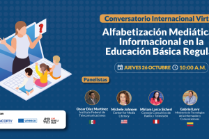 CONCORTV organiza conversatorio internacional sobre alfabetización mediática