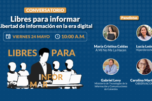 Concortv organiza conversatorio para explorar los paradigmas de la libertad de información en plataformas digitales