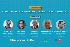 CONCORTV ORGANIZA CONVERSATORIO “LA INFLUENCIA DE LA TELEVISIÓN Y LA RADIO EN LA ACTUALIDAD”