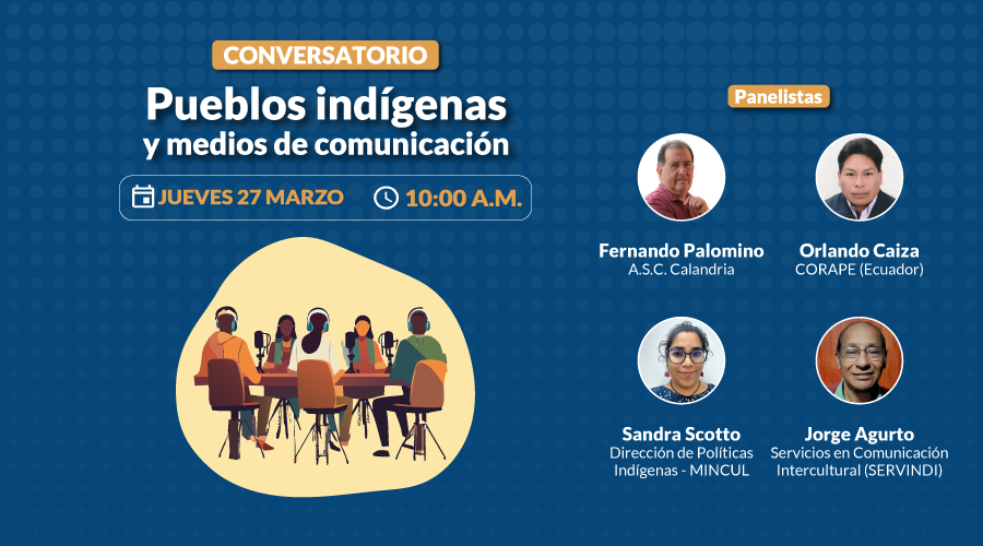 Concortv organiza un conversatorio para discutir el papel de los medios de comunicación en la representación de los pueblos indígenas