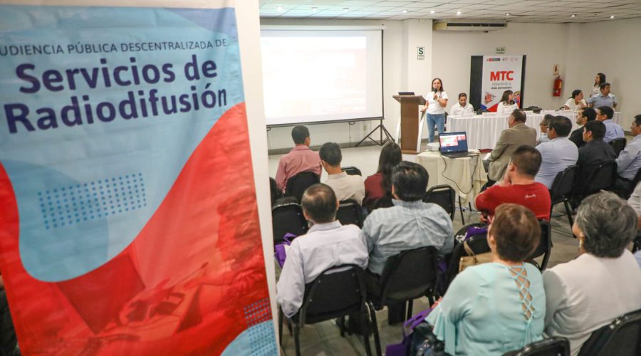 Cajamarca: MTC realizará Segunda Audiencia Pública Descentralizada de los Servicios de Radiodifusión del 2026