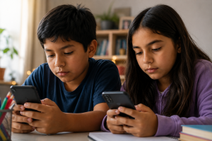 El 79 % de niñas, niños y adolescentes peruanos accede a redes sociales antes de los 13 años